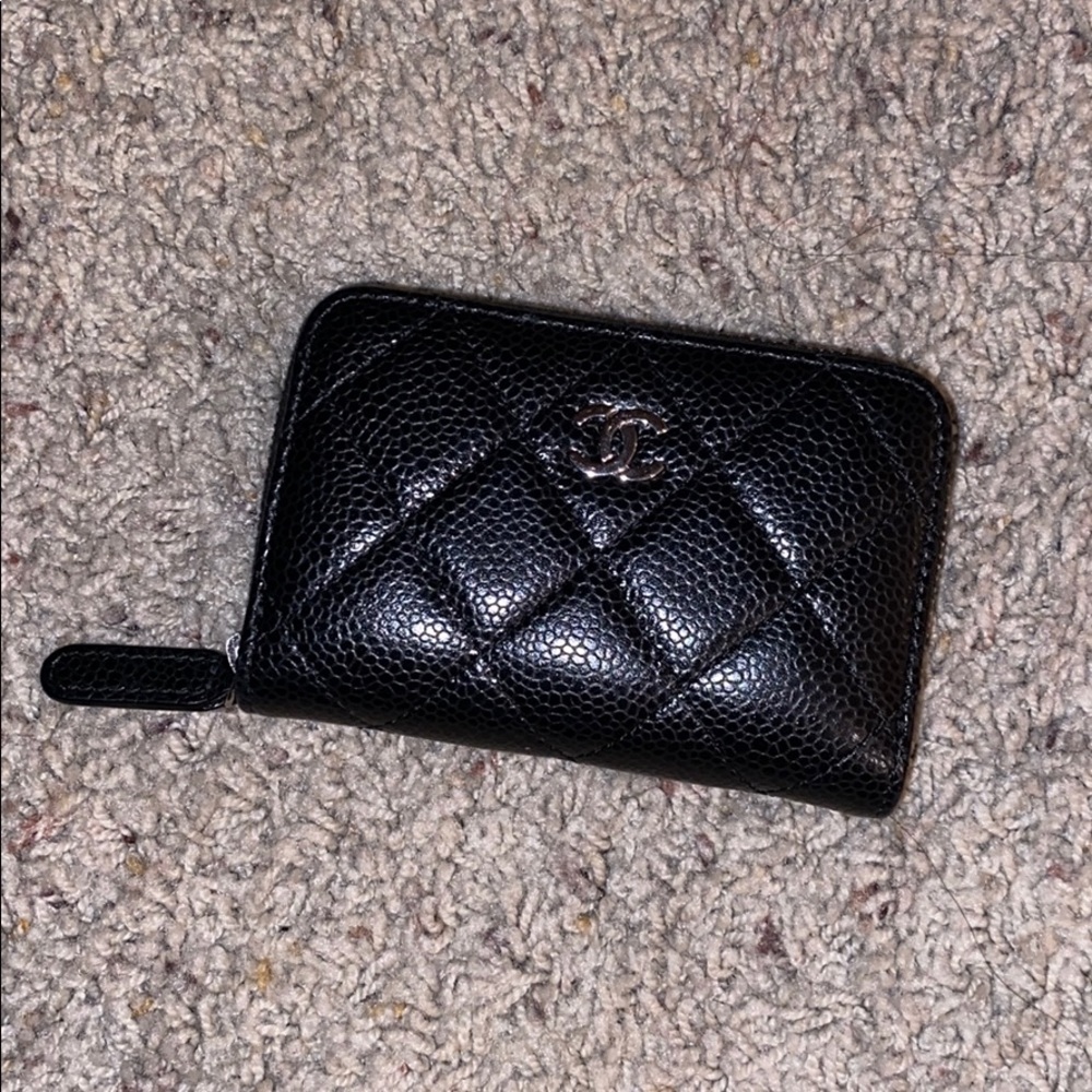 Chanel Zippy Coin Purse Card Holder Wallet